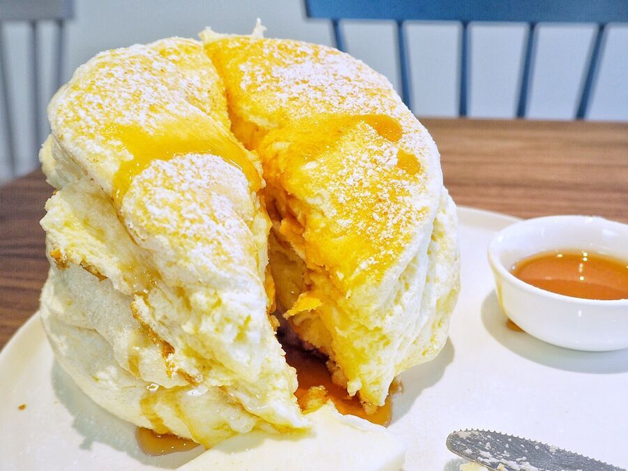 「嵐にしやがれ」でも話題!?♡　eggg Cafeの最先端ふわとろパンケーキの1枚目の画像