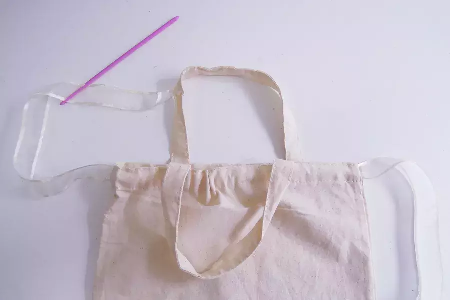 巾着ポーチを作っちゃお エコバッグを自分流にリメイク 100均ガーリーdiy ローリエプレス