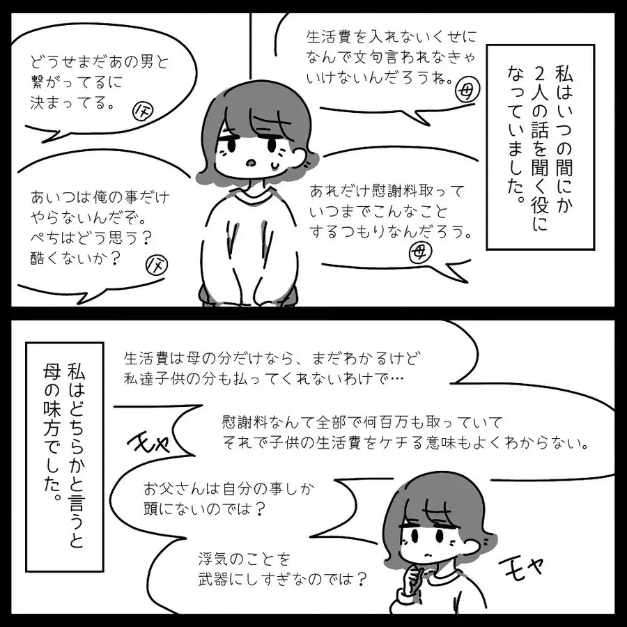 モヤモヤ 徐々に激化していく両親の喧嘩 ぺちのトラブル日記 Vol 20 ローリエプレス