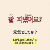 「元気でしたか？」推しのメッセージが聞き取れるようになる！【推し活に使える韓国語】