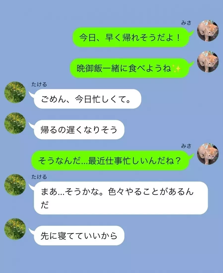 やっぱり旦那が冷たい なにか隠してる Line事件簿 181 疑われた彼の行動 2 ローリエプレス