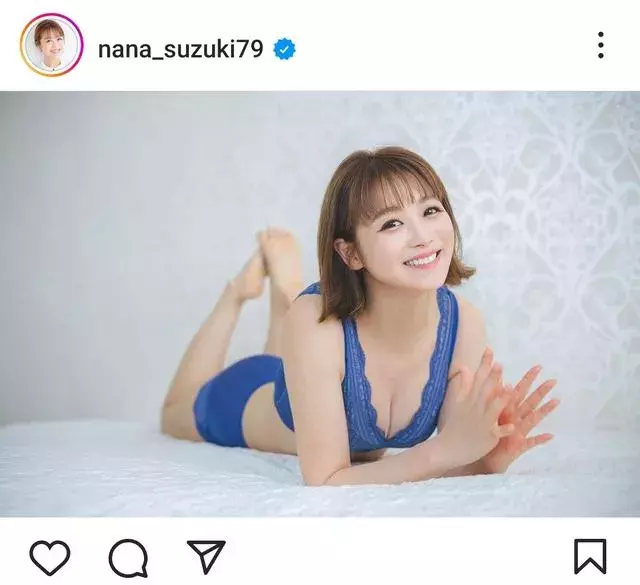 鈴木奈々、ナイトブラ姿のうつ伏せショットで美谷間チラリ！「さわやかセクシー」「スタイル良すぎ」と大好評 会員限定 ローリエプレス