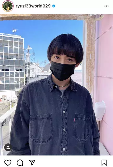 息子にもそっくり りゅうちぇるの黒髪 マッシュヘアに めっっっっちゃ可愛い の声 ローリエプレス