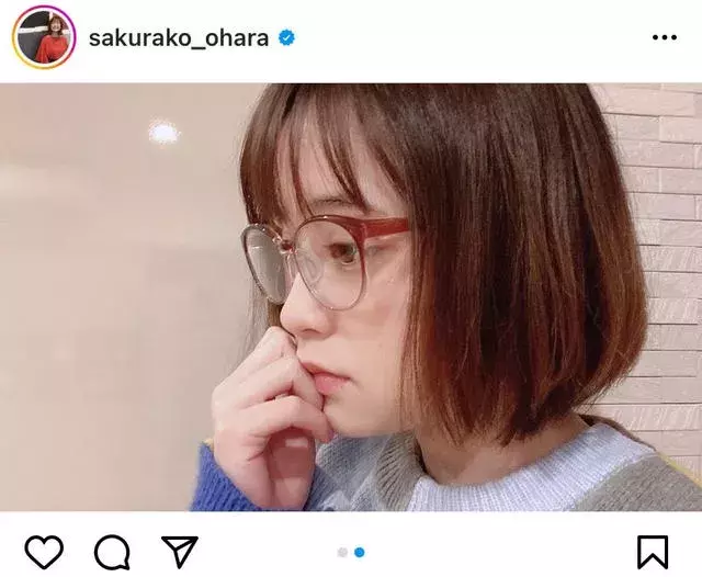 大原櫻子 花粉症メガネをかけたキュートなショットに 似合い過ぎ たまらん の声 ローリエプレス