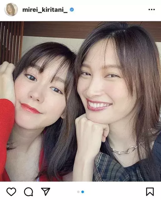 姉妹みたい 桐谷美玲 大政絢の仲良し2ショットに 最強すぎる 女神が2人 と注目集まる ローリエプレス