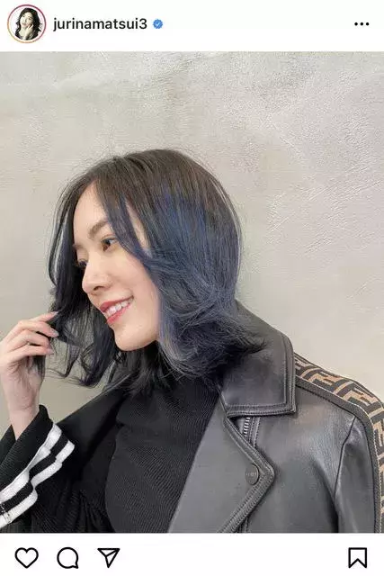 格好良いし可愛い クールビューティ 松井珠理奈 大人っぽいネイビーブルーのニューヘアに国内外で反響 ローリエプレス