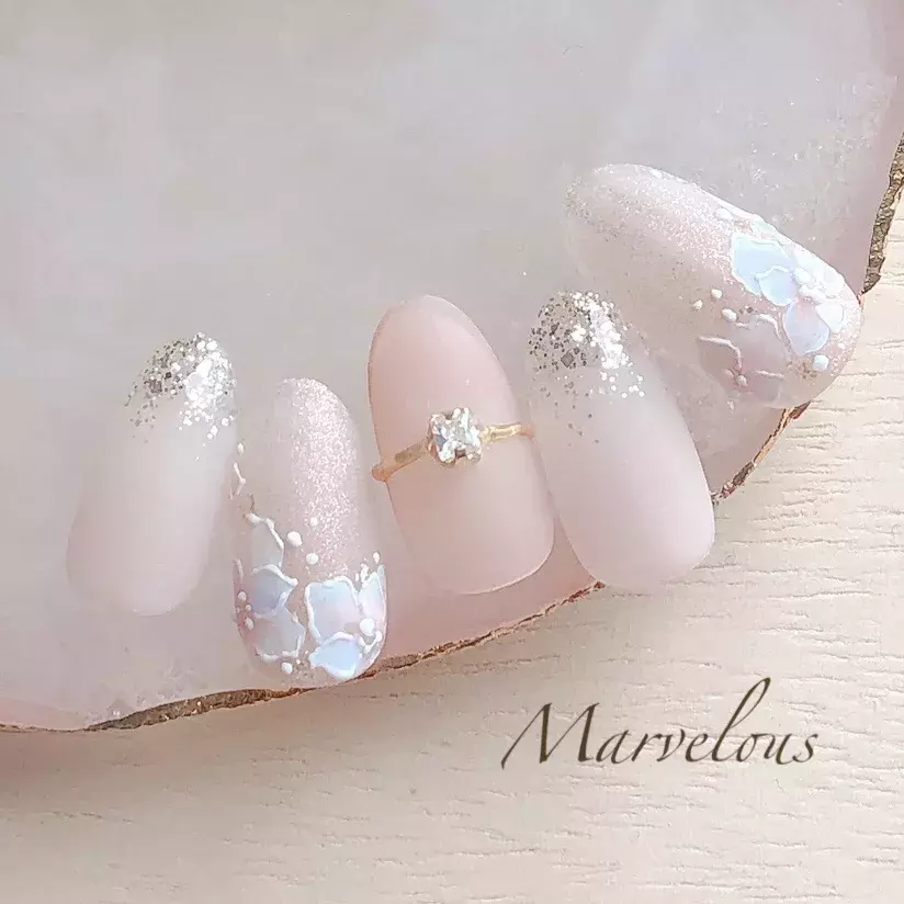 プレ花嫁さん必見 春婚向けブライダルネイルカタログ 22 ローリエプレス