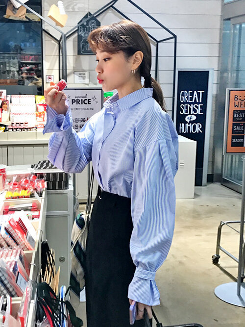 今年はシャツコーデがおしゃれ ストライプ柄を使った爽やかシャツコーデまとめ ローリエプレス