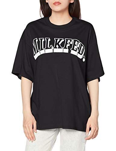 [MILKFED.] 103202011006 3Dロゴショートスリーブ Tシャツ 3D LOGO S/S TEE レディース ブラック 日本 ONE SIZE (FREE サイズ)