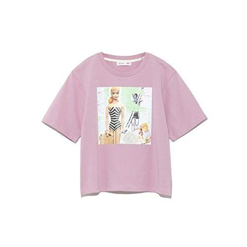 [リリーブラウン] BarbieビーチプリントTシャツ レディース LWCT191203 PNK 日本 F (FREE サイズ)