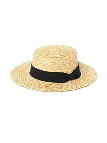 [レイビームス] 帽子 ストロー カンカン帽 レディース ナチュラル Free Size