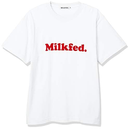 [MILKFED.] 103201011048 クーパー ロゴ ショートスリーブ Tシャツ COPPER LOGO S/S TEE レディース レッド 日本 S (日本サイズS相当)