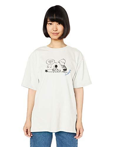 [アースミュージックアンドエコロジー] ビッグTシャツ ・Peanuts/earthBIGTシャツ レディース Off White 日本 F (FREE サイズ)