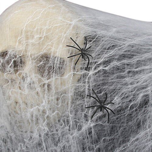 フェイク 蜘蛛の巣 巨大クモ 付き