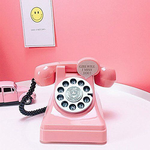 貯金箱　BEMOTION　ピンク　かわいい　プレゼント　お誕生日贈り物 (ピンクの電話機貯金箱)