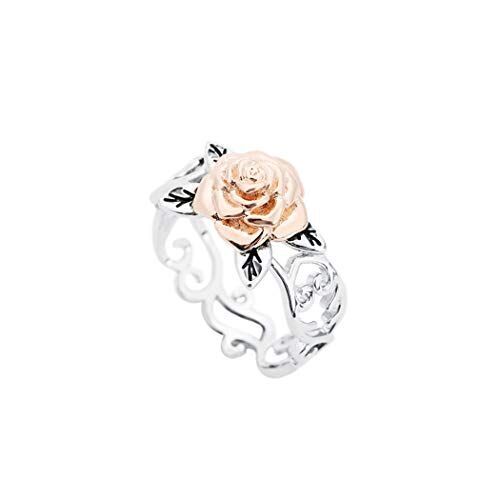 PINKING 指輪 リング レディース バラ 薔薇 花 ファッション 手飾り 結婚式 誕生日 記念日 バレンタインデー
