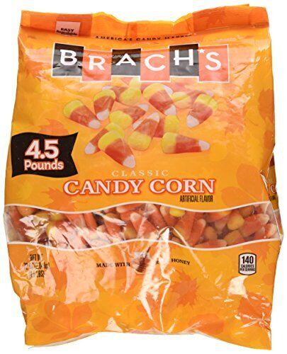 キャンディコーン(2.04kg)　Brach's Candy Corn 4.5 poumds. Resealable Value Bag　【海外直送品】