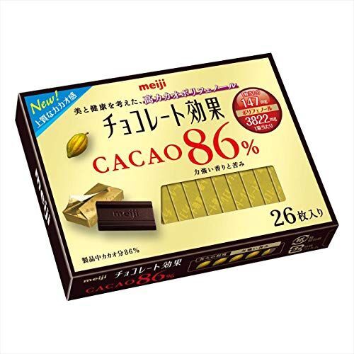 明治 チョコレート効果カカオ86%26枚入り 130g×6箱