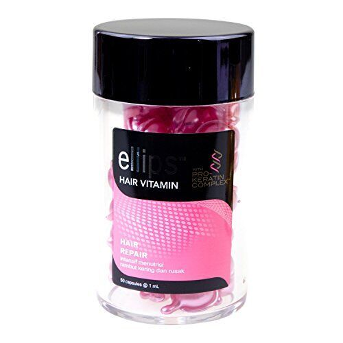 エリップス Ellips ヘアビタミン プロケラチンコンプレックス配合 50粒入り 洗い流さない ヘア トリートメント (プロ ピンク)