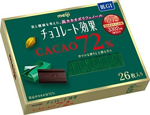 明治 チョコレート効果カカオ72% 26枚入り×6個