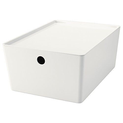 IKEA イケア KUGGIS ふた付きボックス - 26x35x15 cm 902.802.04,90280204