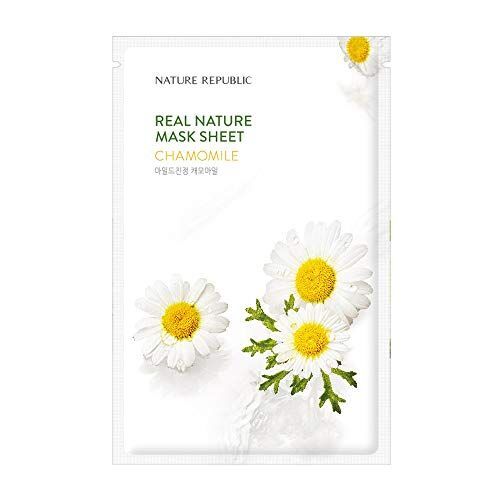 Nature Republic Real Nature Mask Sheet (10EA)リアルネイチャー マスクシート 10個 (Chamomile_カモミール) [並行輸入品]