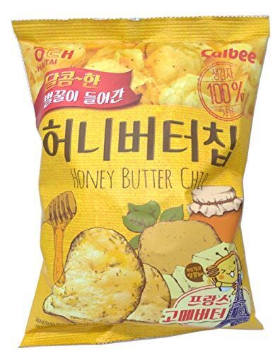 3個 ハニーバターチップ新ヘテ韓国ポテトスナックチップスクラッカー60グラム×3 Honey Butter Chip [海外直発送]