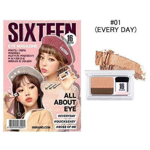 [New Color] 16brand Sixteen Eye Magazine 2g ／16ブランド シックスティーン アイ マガジン 2g (#01 EVERY DAY) [並行輸入品]
