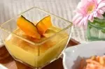 カボチャの寒天ムース