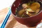 ハマグリのみそ汁