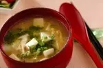 絹ごし豆腐のみそ汁