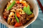 牛肉と根菜の煮物