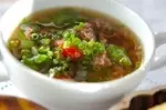 牛肉のピリ辛スープ