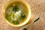 白菜とカニの中華スープ
