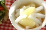 大根とグレープフルーツの甘酢漬け