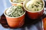 ホウレン草蒸しパン