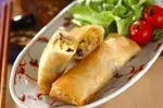 たっぷりキャベツの春巻き