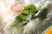 サラダ生春巻きの明太ソース