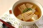 焼きタケノコのスープ