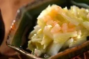 白菜のエビあんかけ
