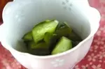 キュウリのみそ漬け