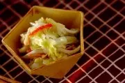 白菜とカニカマの甘酢和え