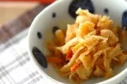 切干し大根のピリ辛甘酢炒め