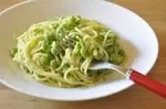グリンピースのスパゲティー