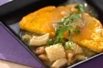 海鮮あんかけオムレツ