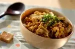 マイタケのそぼろ丼