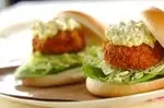 春キャベツとエビカツバーガー