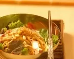 ハーブとタコのビビン冷麺