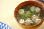 鶏団子のおろし汁