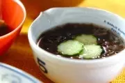 もずくとジュンサイの酢の物